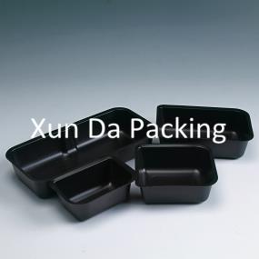 Black PP food container