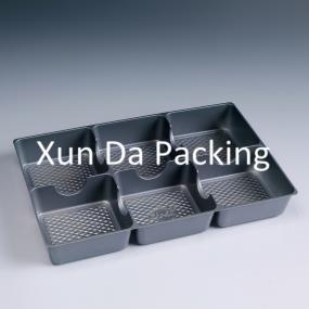 Disposable plastic food  tray