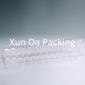 clear plastic macaroon packaging box