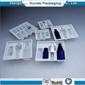 Hot sales plastic blister medical tray vial tray PVC/PET/PS