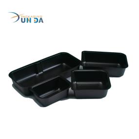Plastic Black PP Microwaveable Different Sizes of Blister Food Tray