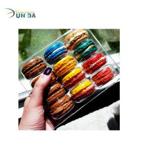 Custom Design 12 Pack Plastic Macaron Box