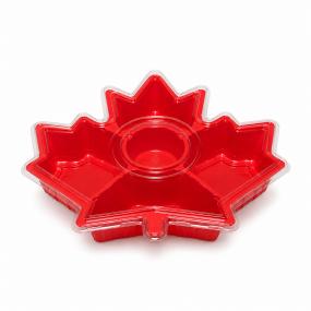 XD-P025 10-inch Red Maple Leaf Container